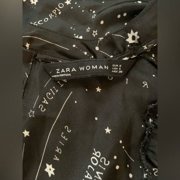 Zara Constellation/Star Blouse size small - Picture 5 of 8